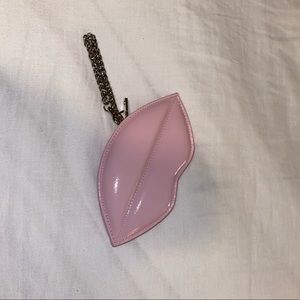 Lip pink Wristlet and Clutch